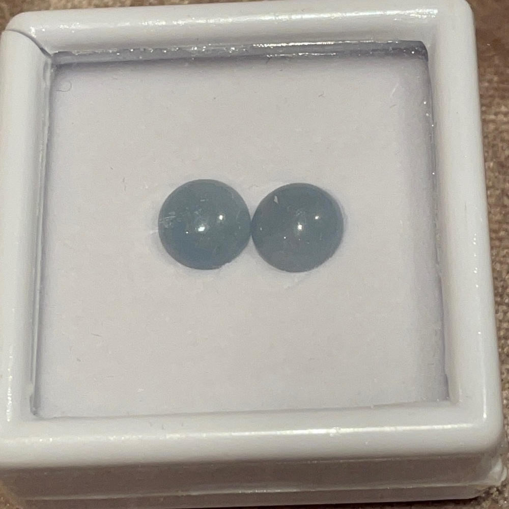 Mexican Angelite Round Loose Gemstones new